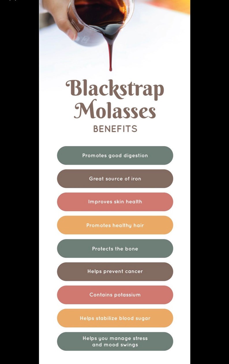 SALE MOLASSES Pure Blackstrap Molasses 100 Jamaica Cane Etsy