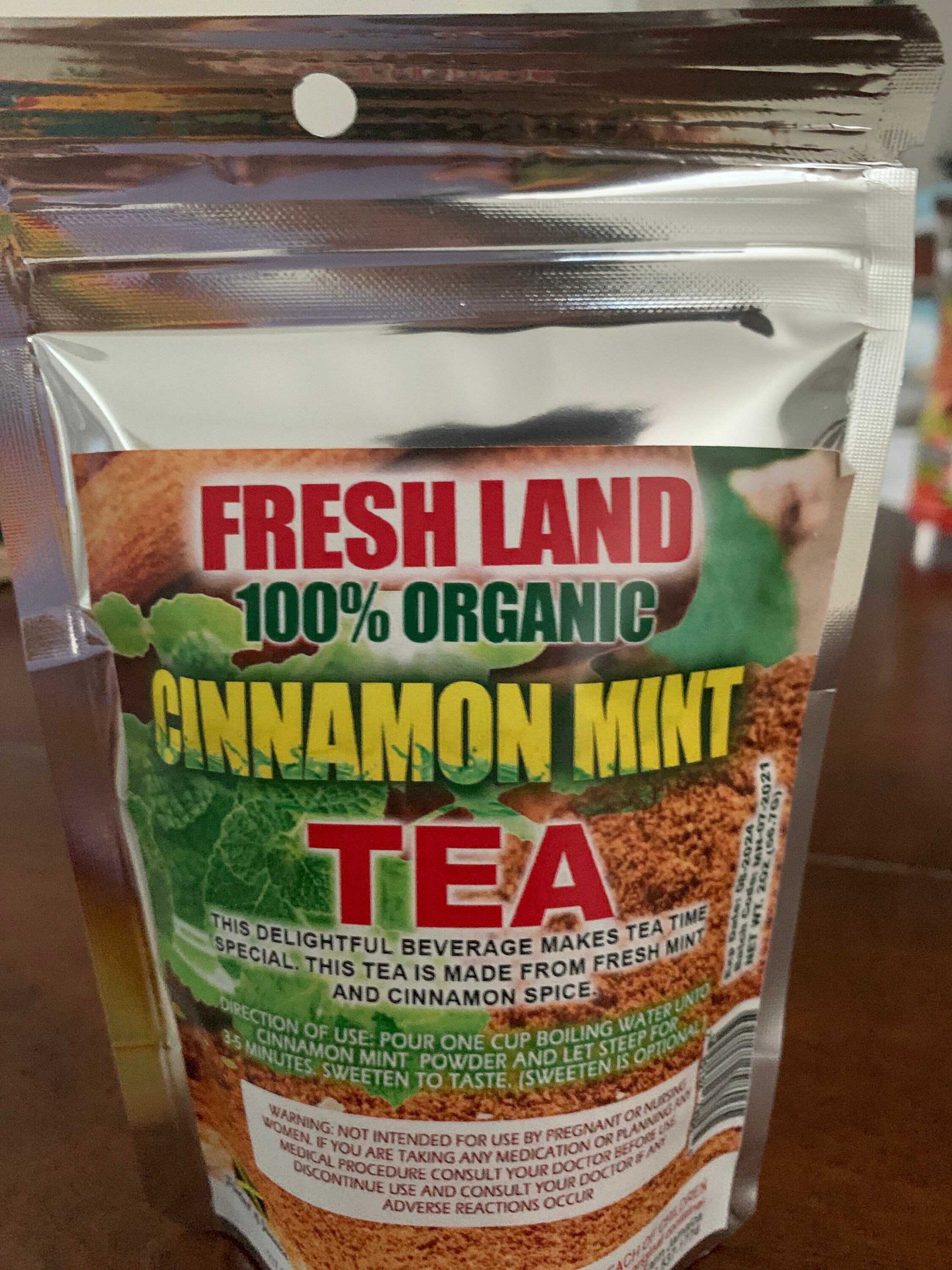 SALE!!! CINNAMON MINT Herbal Tea Blend Product of Jamaica