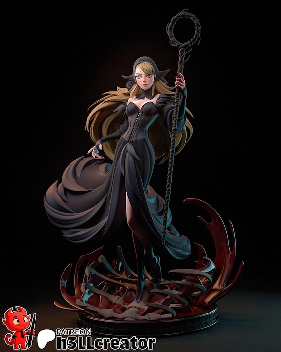 marcille black dress Delicious in Dungeon TENITOL TALL style ver and the gold weapons on the chest and waist create an elegant luster and a sense of luxury Marcille-2 - Etsy Hong Kong