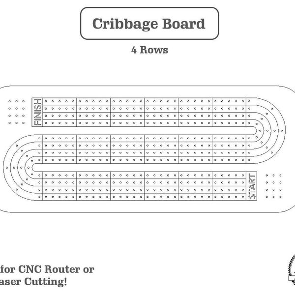 Cribbage Board Svg Etsy