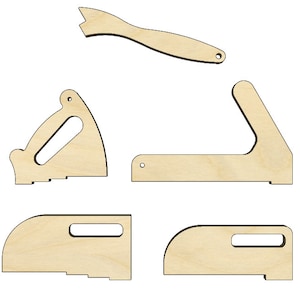 Table Saw Push Stick | Printable Templates | PDF Template | 5 Push Sticks Included | Digital Download | .PDF .SVG .Eps .Dxf .Ai