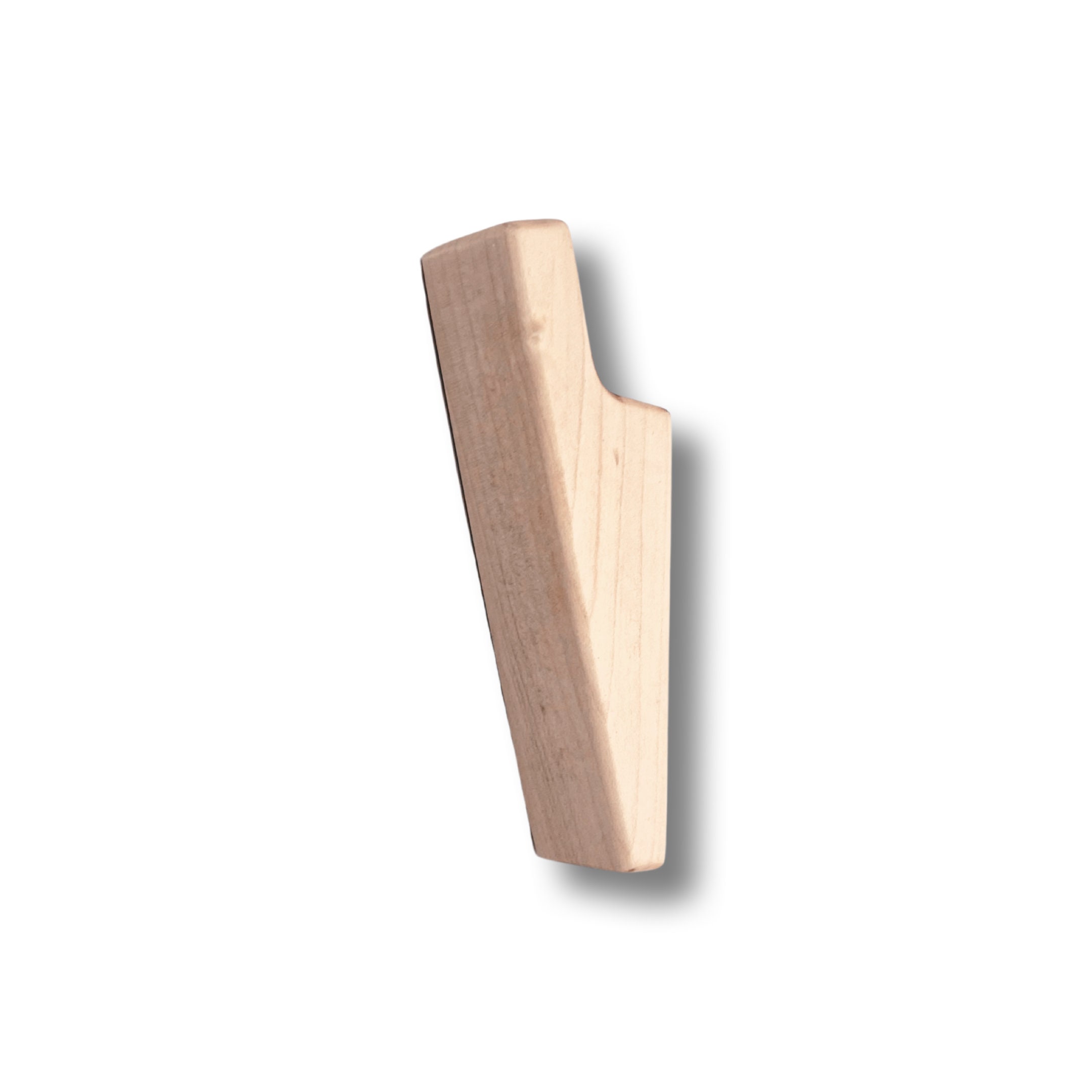 Maple Modern Wood Wall Hooks Minimalistic Wall Hooks Solid Etsy