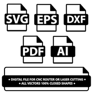 36 Inch Kitchen Upper Wall Cabinet Frame / Carcass CNC File Standard Cabinet Plans Shop Cabinet dxf ai pdf svg eps file image 6