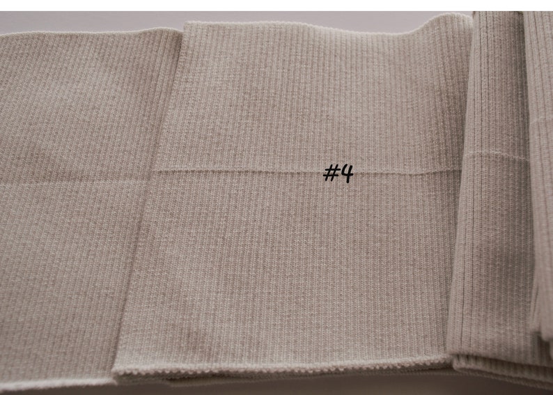35 to 39 LONG 6 Wide Cotton High-Quality Elastic Soft to Feel Firm Rib Knit For Cuff Collar Waistband Joggers. US Seller Ship Same Day. image 2