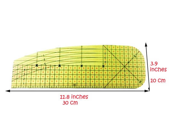 Quilting Ruler, Fabric Ruler High Accuracy Easy To Read For Home For DIY  Sewing