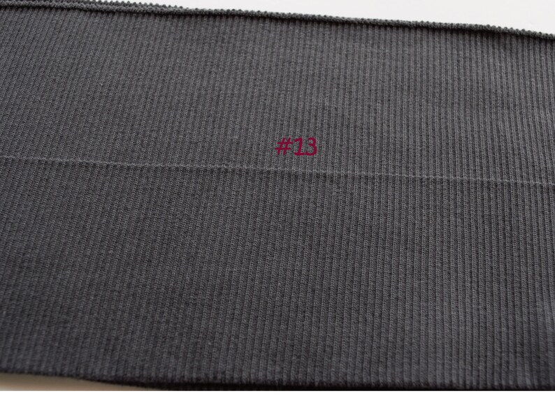 35 to 39 LONG 6 Wide Cotton High-Quality Elastic Soft to Feel Firm Rib Knit For Cuff Collar Waistband Joggers. US Seller Ship Same Day. image 6
