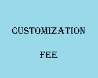 Customization Bag Design Fee