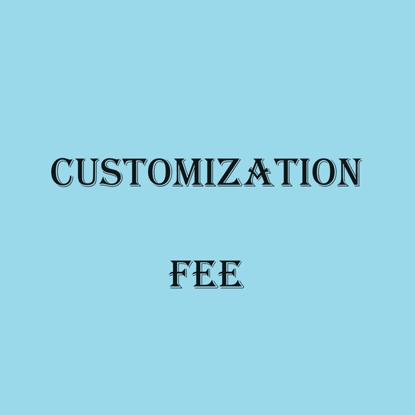Customization Bag Design Fee