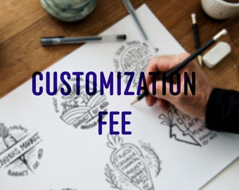 Anpassung Tasche Design Fee
