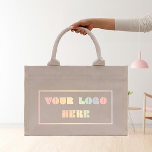 Custom Logo Cotton Canvas Tote Bag Jute Bag Makeup Pouch Promotional Totes Print Your Logo Personalized Tote Bag Buy Wholesale Bulk Tote Bag