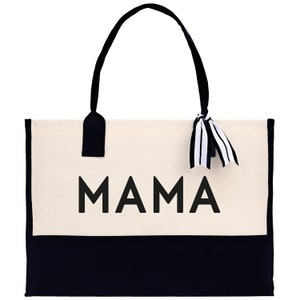 Mom Tote Bag Mama Tote Mom Stuff Bag Mommy Bag Dog Mom Gift Dog Mom Bag Mom Shopping Bag New Mom Gift Best Mom Ever Bag Boy Girl Mama Tote image 2