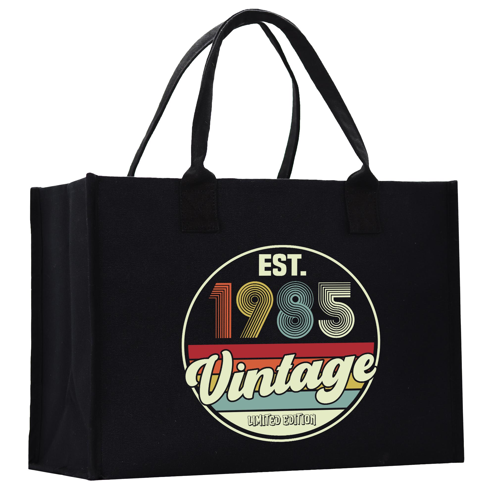 Vintage 1985 Aged to Perfection 40 Age Birthday Cotton