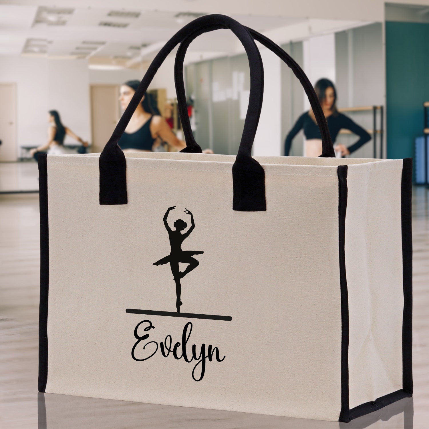 Borsa Tela Personalizzata Con Iniziali - Shopper Donna + Borsetta Cosmetici | Regalo Per Mamma, Amiche, Compleanni - Foto 11