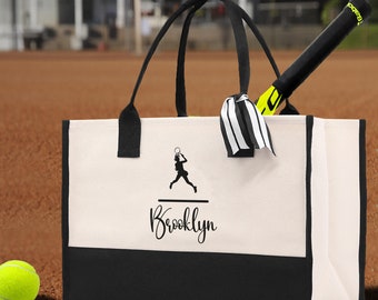 Tennis Tote Bag Custom Tennis Tote Bag Tennis Sport Gift for Her Personalized Tennis Bag Tennis Love Bag Tennis Coach Gift Canvas Tote Bag