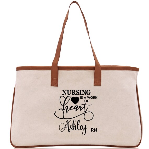 Nurse Personalized Tote Bag Nurse Gift Registered Nurse Tote RN Tote RN Gift Future Nurse Gift Nursing Student Gift Nurse Graduation Gift Etsy