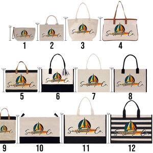 a picture of a tote bag size guide