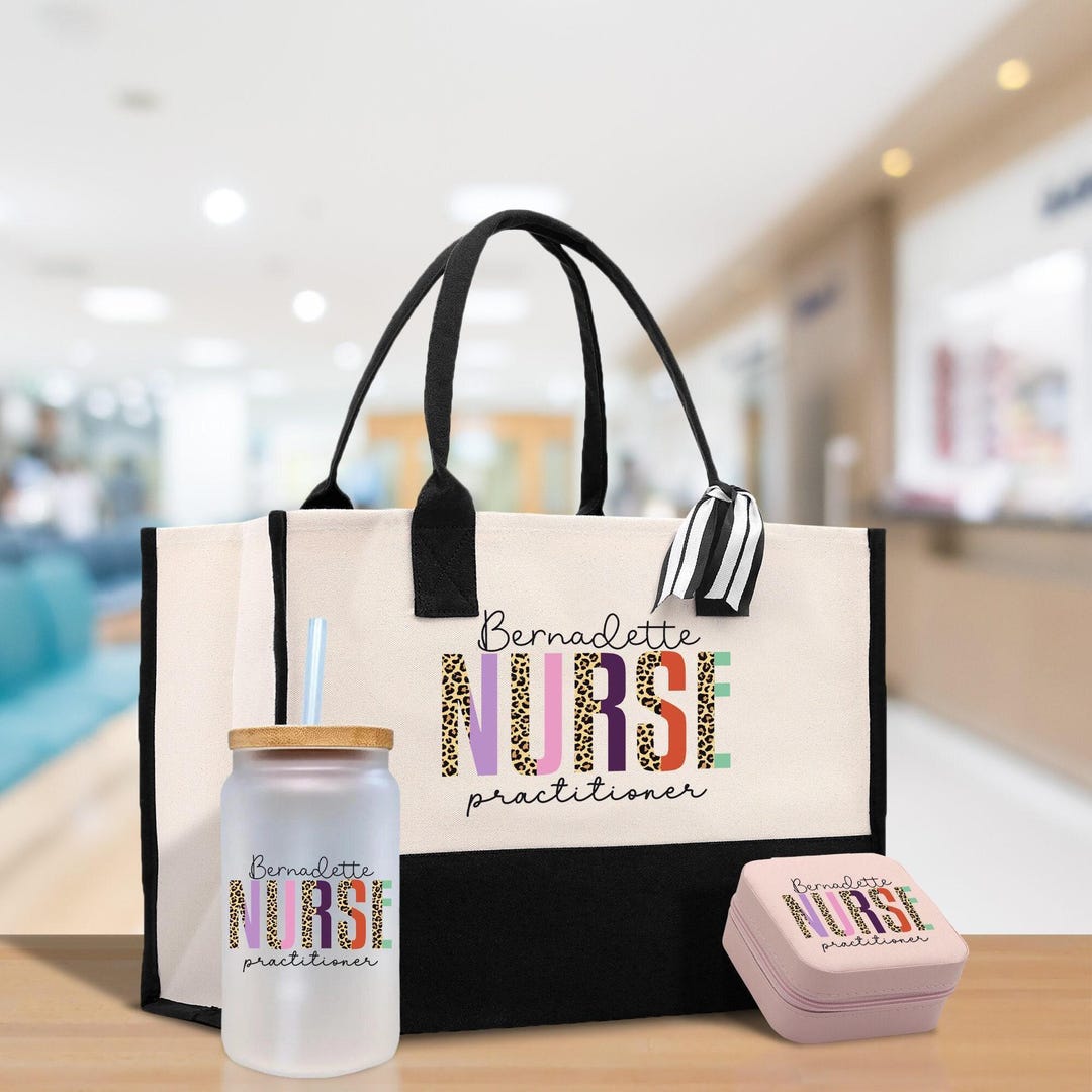 Nurse Personalized Tote Bag Nurse Gift Registered Nurse Tote RN