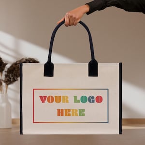Custom Logo Cotton Canvas Tote Bag Jute Bag Makeup Pouch Promotional Totes Print Your Logo Personalized Tote Bag Buy Wholesale Bulk Tote Bag