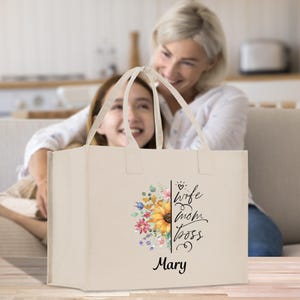 Wife Mom Boss Cotton Canvas Tote Bag Mom Stuff Bag Mommy Bag Mom Shopping Bag New Mom Gift Best Mom Ever Bag Boy Girl Mama Tote (MTRB1017)