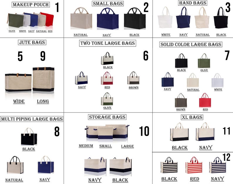 Custom Logo Cotton Canvas Tote Bag - Personalized Promotional Tote image 3