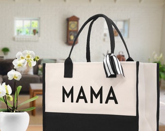 Mom Tote Bag Mama Tote Mom Stuff Bag Mommy Bag Dog Mom Gift Dog Mom Bag Mom Shopping Bag New Mom Gift Best Mom Ever Bag Boy Girl Mama Tote