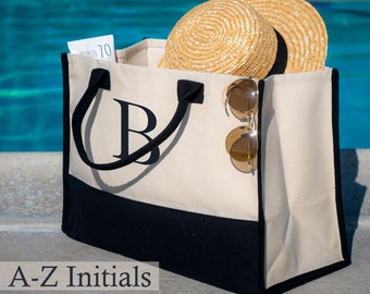 Under the Sea Beach Tote Bag Large Personalized Front Under the Sea Beach Tote Bag Large Personalized Front