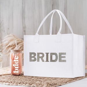 Rhinestones Bride Personalized Bridal Bundle Bag Set Bride Honeymoon Travel Can Glass Cup Gift (BRS1002)