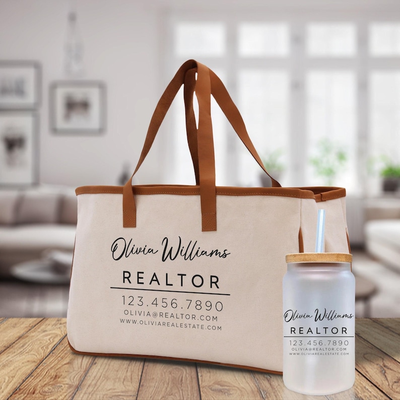 a bag and a bottle of water on a table