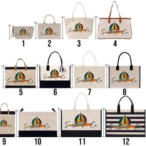 Custom Logo Cotton Canvas Tote Bag - Personalized Promotional Tote image 2