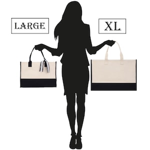Custom Logo Cotton Canvas Tote Bag - Personalized Promotional Tote image 5