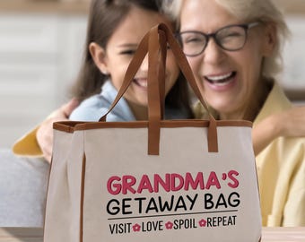 Borsa in tela Grandma's Getaway, regalo per la festa della mamma (TBGM1022)