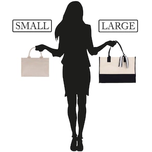 Custom Logo Cotton Canvas Tote Bag - Personalized Promotional Tote image 4