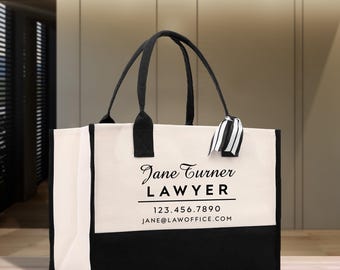 Juristinnen Tasche Juristin: Benutzerdefinierte Jurist Geschenk aus Baumwolle (LAWT1004)