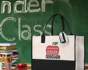 Teacher Stuff Tote Bag Teacher Bag Teacher Gift Teacher Retirement Gift Best Teacher Gifts Teacher Appreciation Gift Teacher Strong Tote Bag