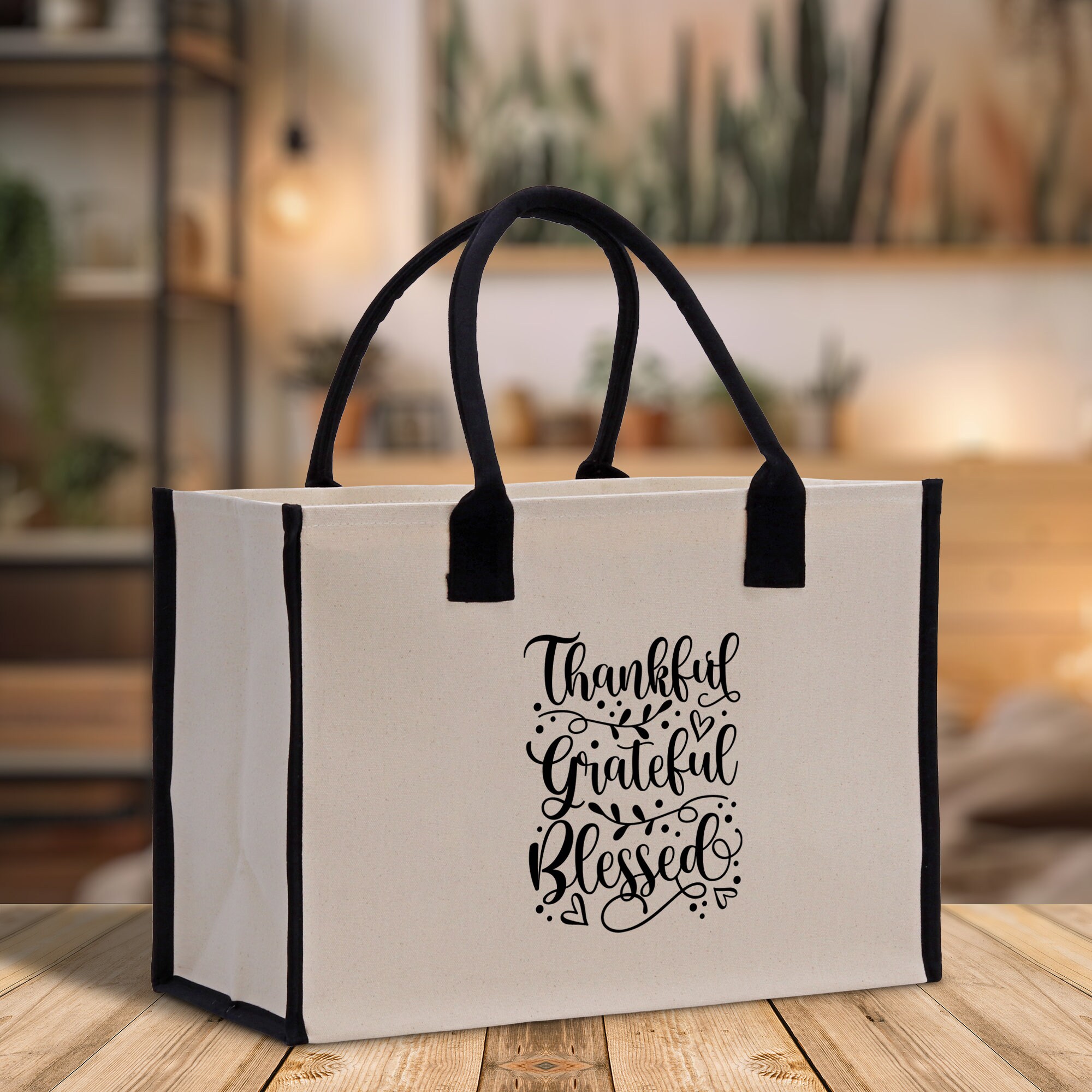 Thankful Grateful Blessed Tote Bag Thankful Grateful Blessed Tote Bag