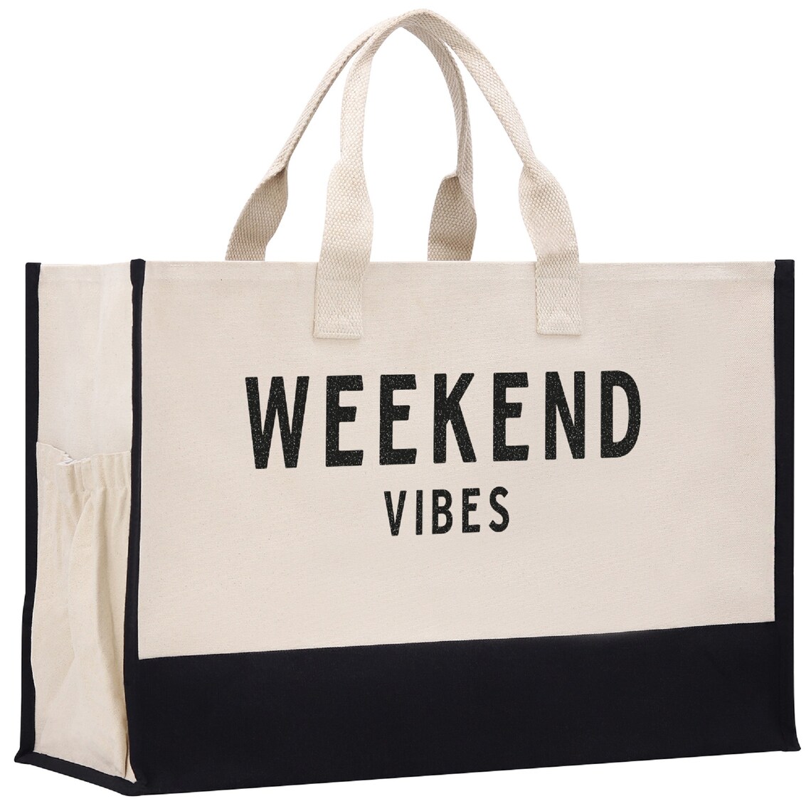 Weekend Vibes Beach Tote Bag XL Oversized Chic Tote Bag With Etsy