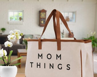 Mom Tote Bag Mama Tote Mom Stuff Bag Mommy Bag Dog Mom Gift Dog Mom Bag Mom Shopping Bag New Mom Gift Best Mom Ever Bag Boy Girl Mama Tote