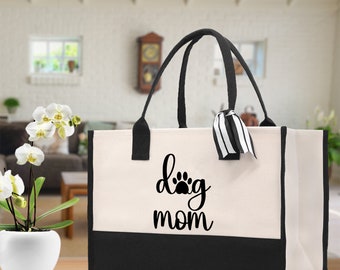Dog travel bag Mom Tote Bag Mama Tote Mom Stuff Bag Mommy Bag Dog Mom Gift Dog Mom Bag Mom Gift Best Mom Ever Bag Boy Girl Mama Tote