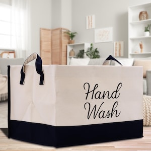 Personalisierte Leinwand Lagerung Tasche Kinderzimmer Lagerung Handtuch Lagerung Kinder Spielzeug Lagerung Tuch Lagerung Bin Aufbewahrungsboxen Mudroom Lagerung (SB1012)