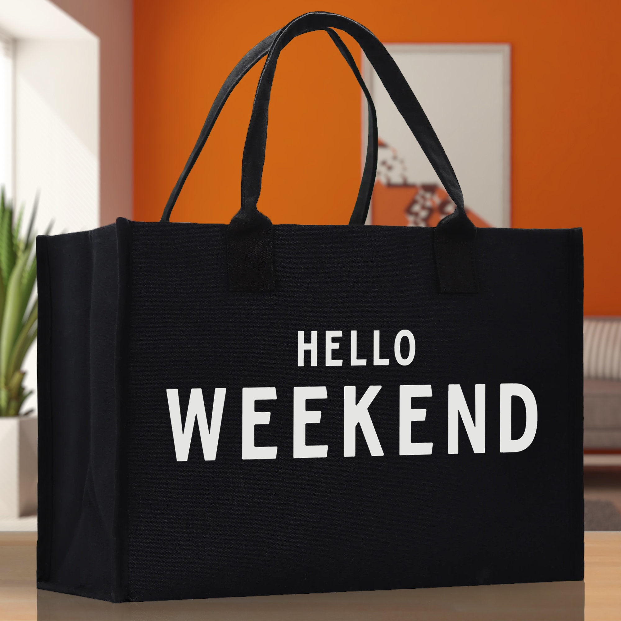 Hello Weekend Tote Bag—Will Ship The Week Of 11/13/23