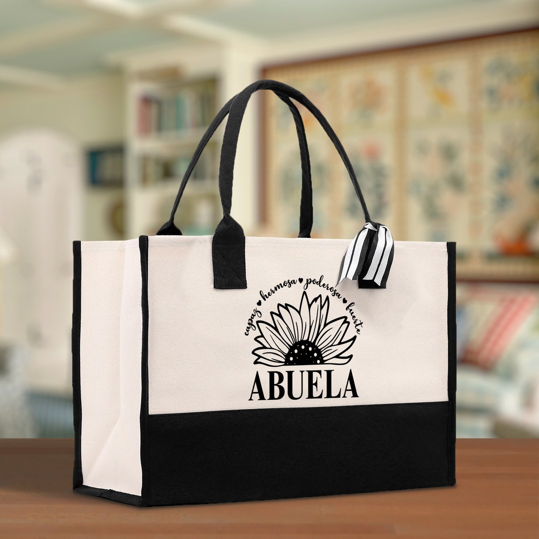 Nana Gift Nana Grandchild Kids Names Custom Grandma Tote Bag