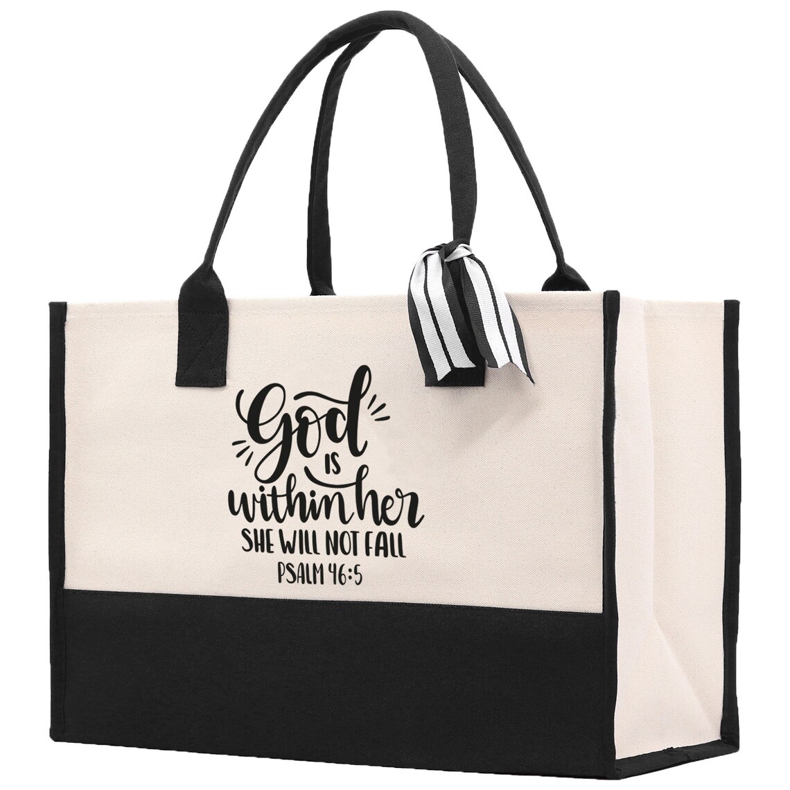 God is Within Her She Will Not Fall PSALM 465 Religious Tote Etsy