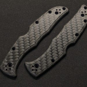 Spyderco Endura 4 Matriarch 2 折りたたみナイフ用カスタムカーボンファイバースケール