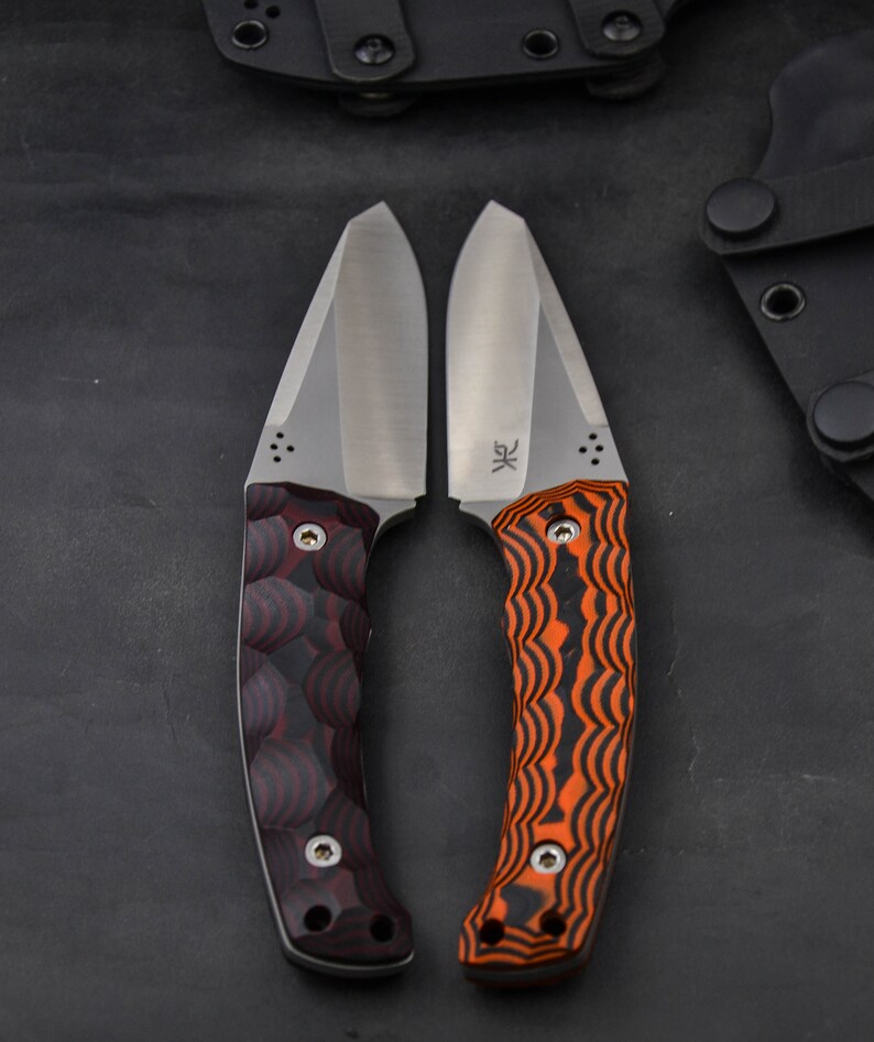 Machairod K110 knife fixed blade handmade EDC tactical micarta Etsy