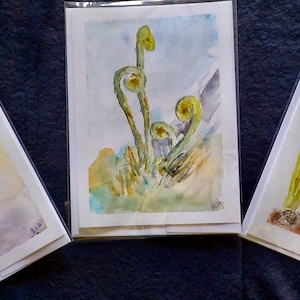 Linda Hall - Carte Fiori primaverili e Fiddleheads