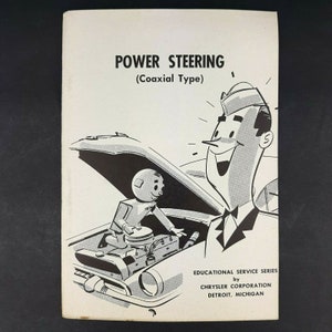 Vintage Chrysler Power Steering Educational Service Series Booklet