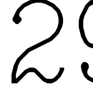 May include: A digital clock display showing the time as 29 minutes past the hour. The numbers and colons are in a bold, black font against a white background. The style is simple and modern.