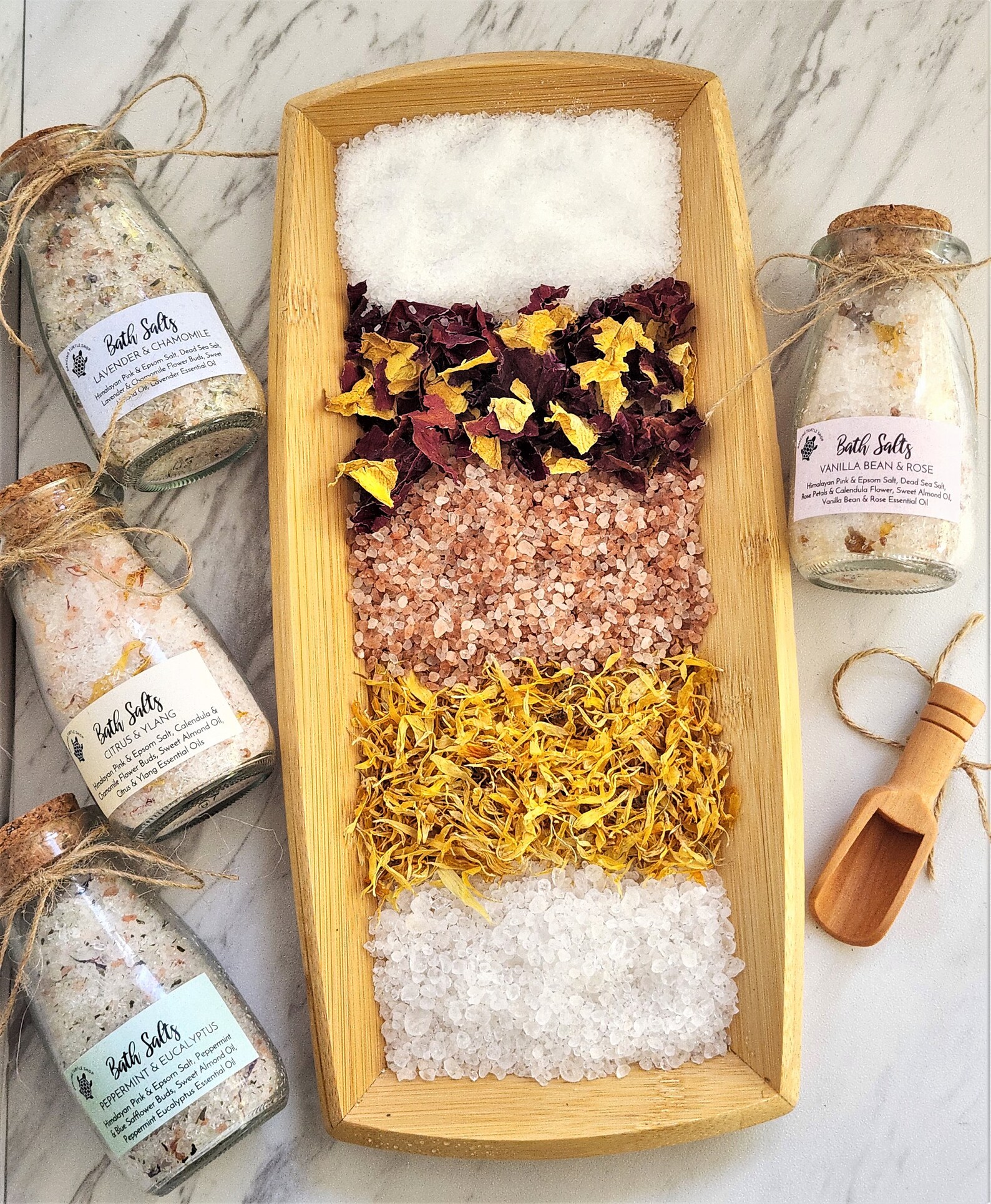 Natural Bath Salts Organic Spa Gift Relaxation Gift - Etsy