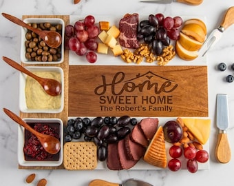 Personalized Charcuterie Board, Cutting Board, Trays and Platters, Home Gift, Wedding Gift, Housewarming Gift, Dining and Serving Gift