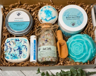good thinking of you gifts for him Congratulations Gift Box. Relaxation Gift. Self Care Package. Natural Spa Box. Birthday Gift Set. Thinking of you gift box. Thank you Gift.